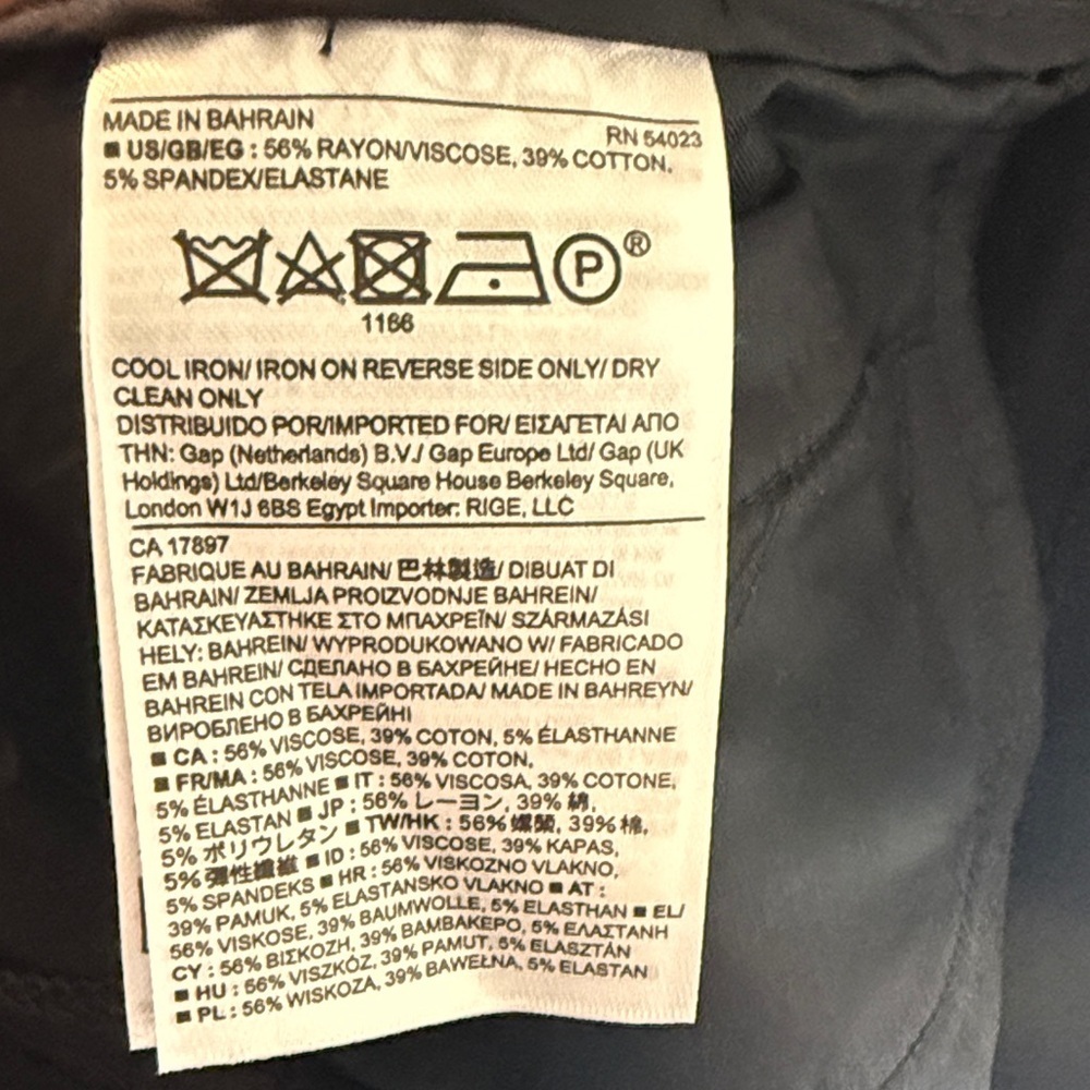 Banana Republic Sloan Slim Fit Black Dress Pants Women’s Size 10 - Picture 7 of 7